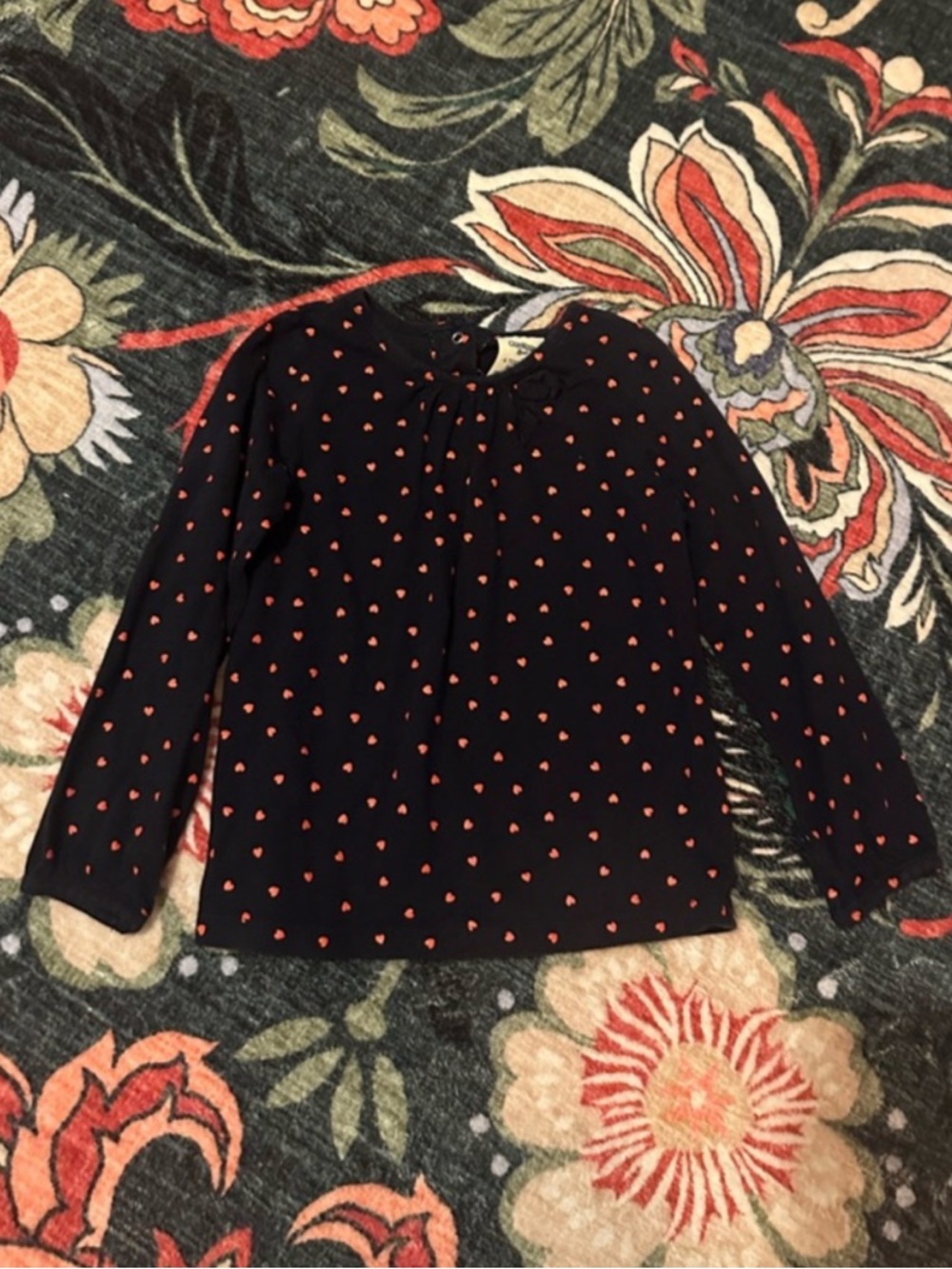 4/$20 ✨ OshKosh Toddler Girl Size 4 Heart Print Long Sleeve Top